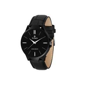 TITANS Men's Analog Leather Watch